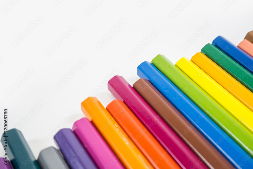 Pastel colors on a white background. Pastel colors on a white background.