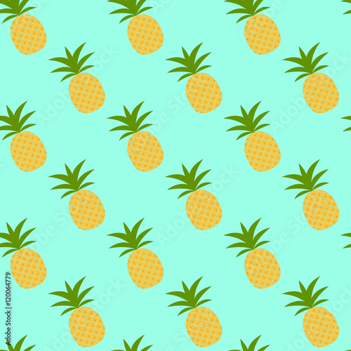 seamless pattern pineapple