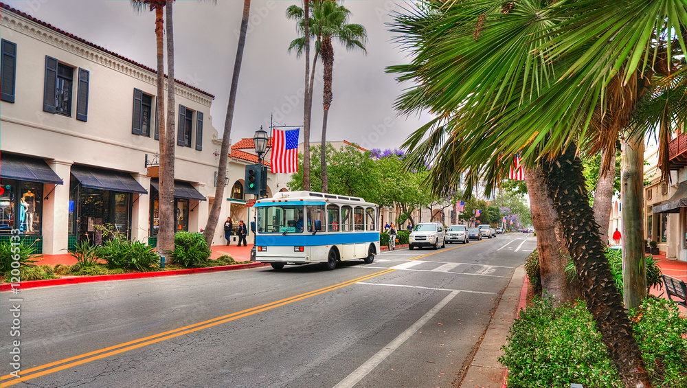 Naklejka premium Santa Barbara - California Travel Shots