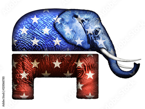 Real Elephant Republican Symbol