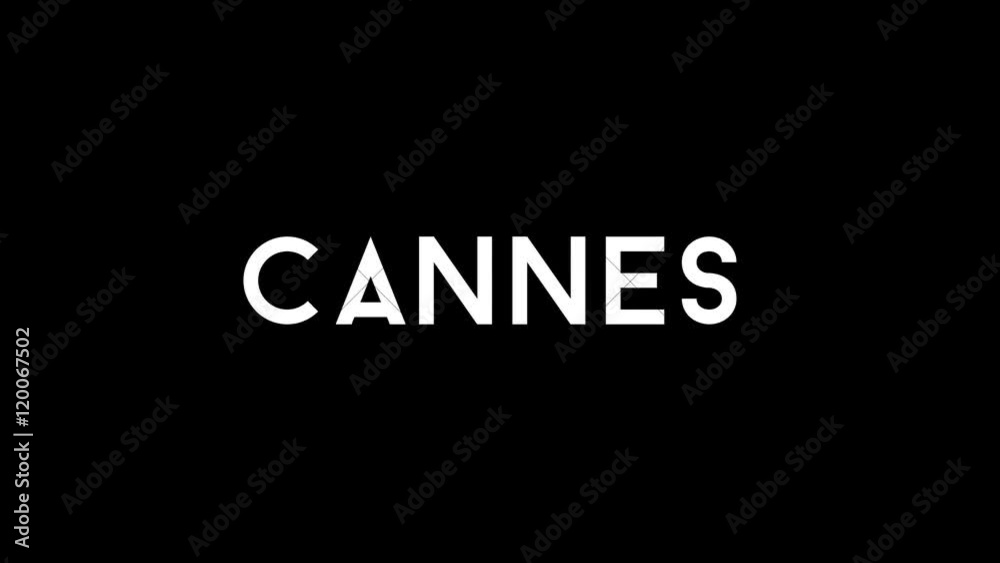Cannes Title / Text Animation Cannes Title / Text Animation
