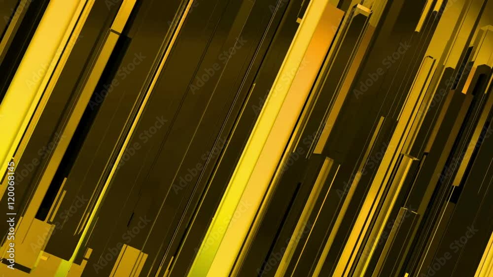 Abstract 3d gold rectangles and lines background Abstract 3d gold rectangles and lines background