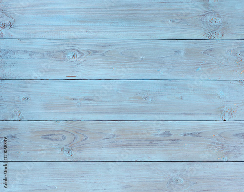 Background old green, blue wooden plank