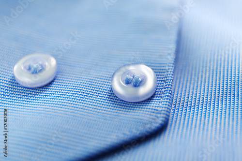 Buttons on clothes, close up