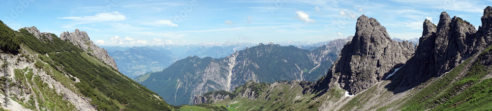 Panorama in Lichtenstein