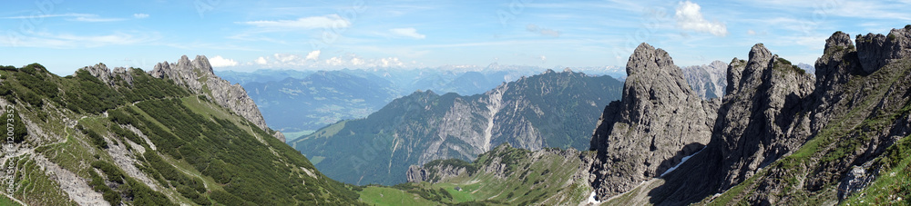 Mountain area in Lihtenstein