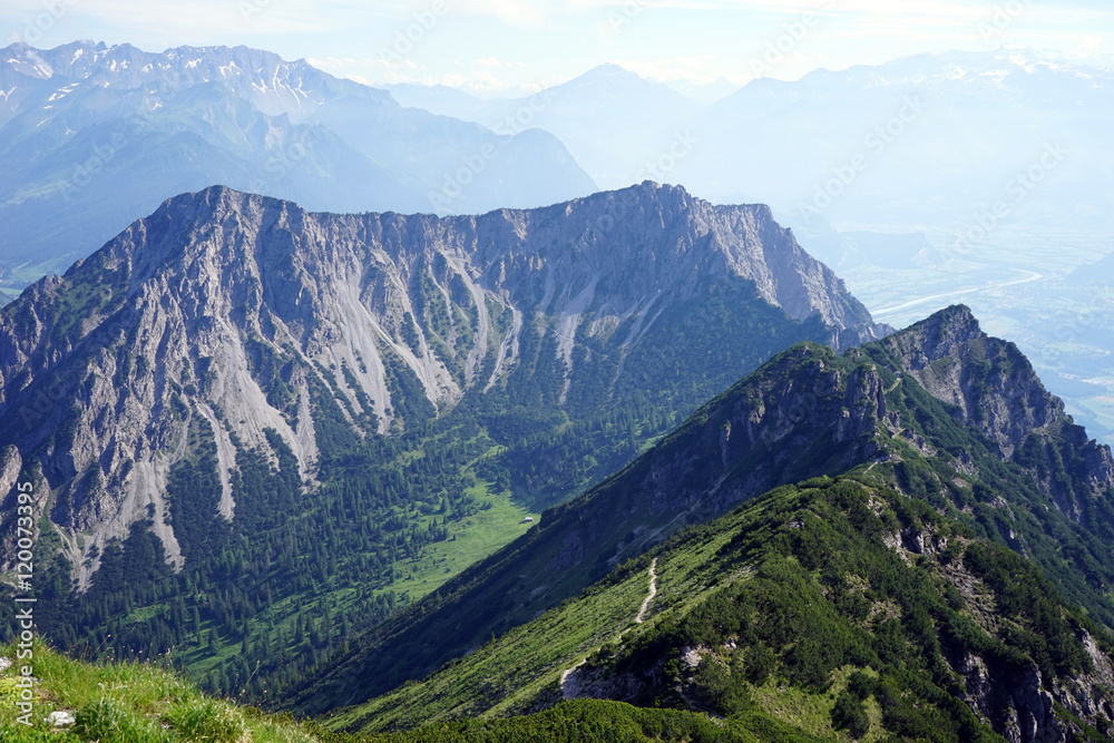 Hiking trail in mountain