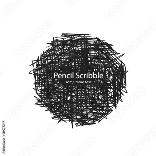 Scribble vector design elements