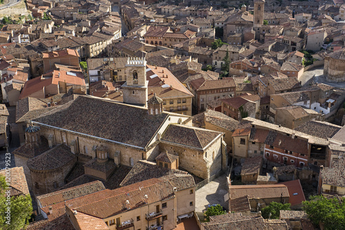 vistas del municipio medieval de Daroca en la región de Aragón, España