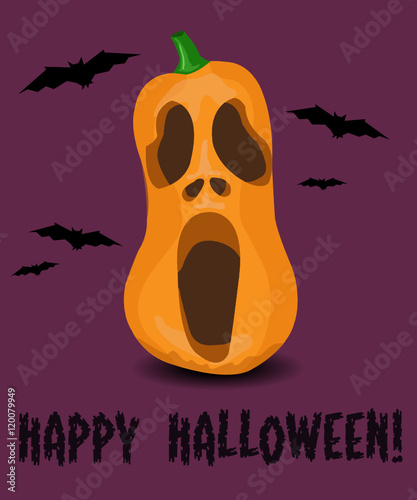 halloween pumpkin long terrible