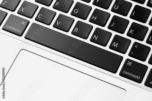 laptop keyboard top view spacebar closeup photo