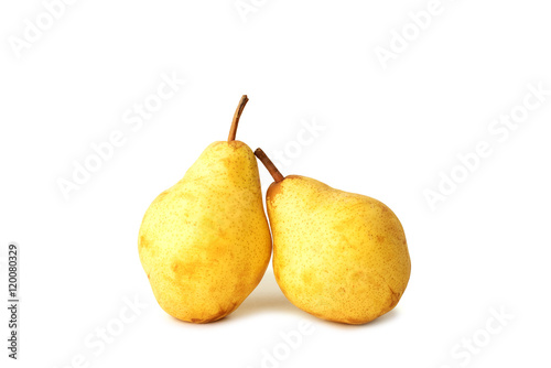 Pears isolated on white background