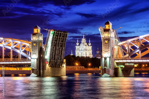 Peter the Great Bridge, St Petersburg, Russia