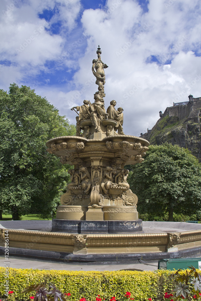 Fountain in Edinburgh Park