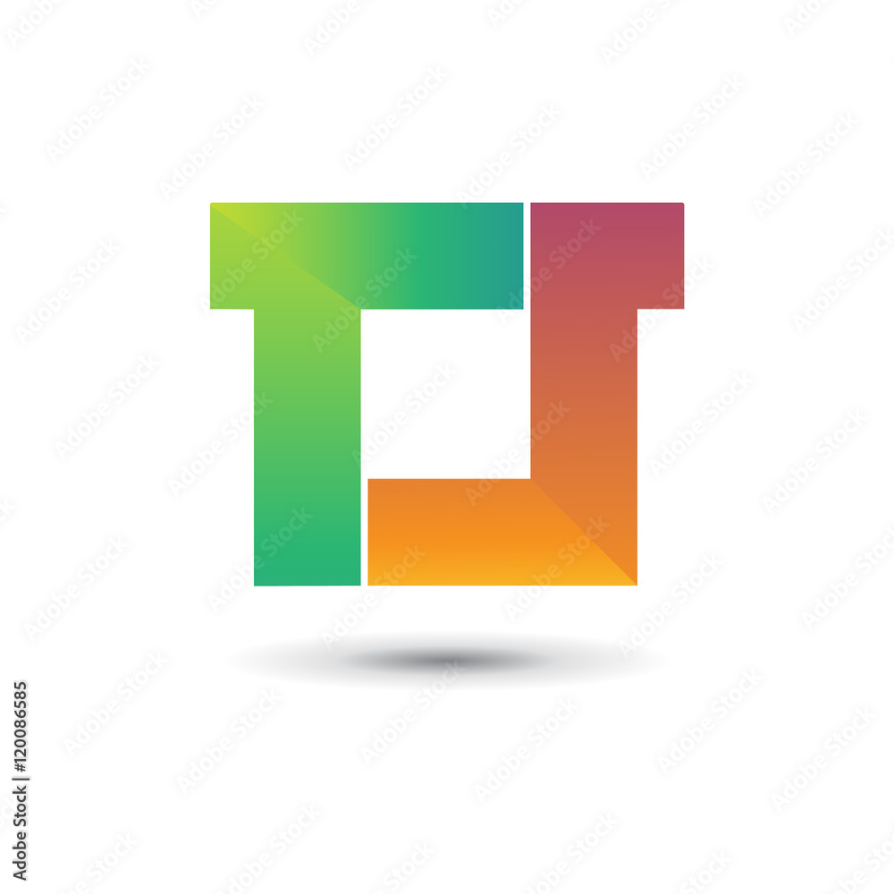 Abstract Colorful TS Logo Abstract Colorful TS Logo