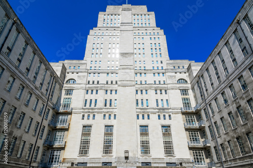 Exterior of the Senate House Library in London
