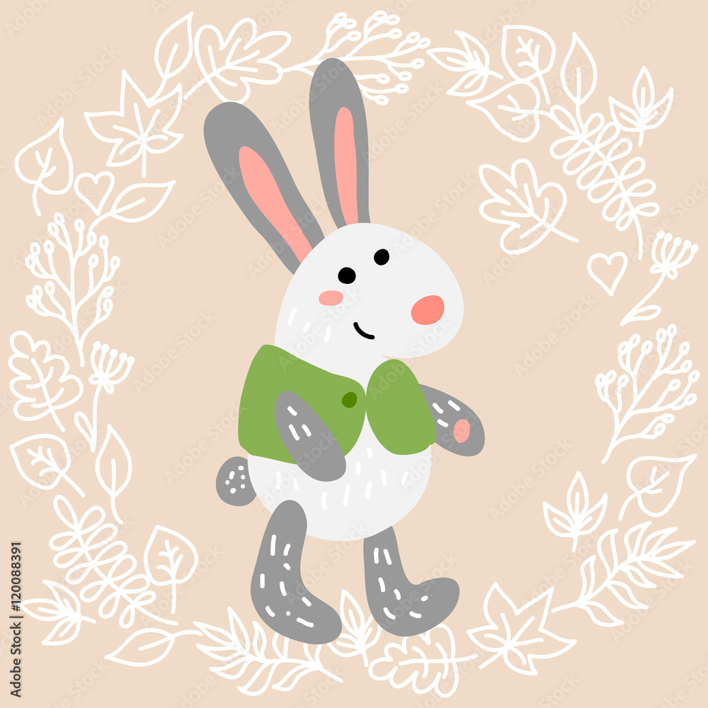 Fototapeta premium Cute rabbit