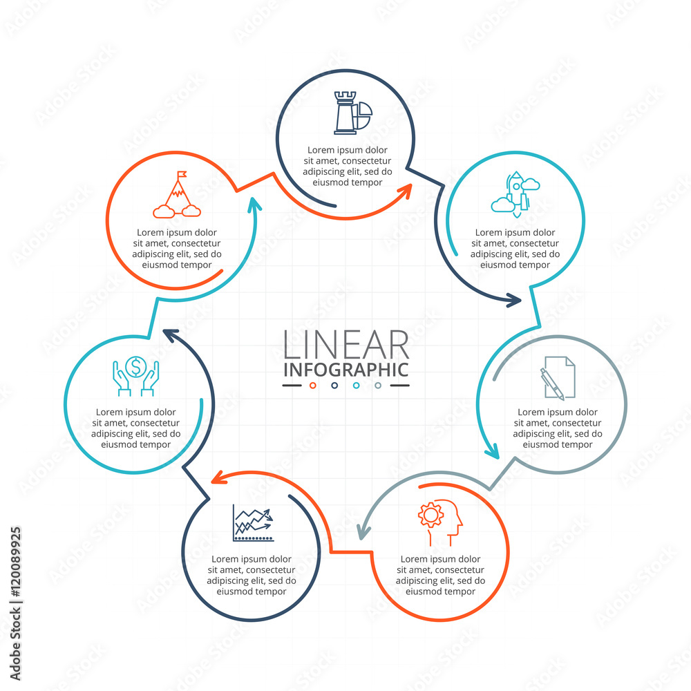 Thin line flat element for infographic. Thin line flat element for infographic.