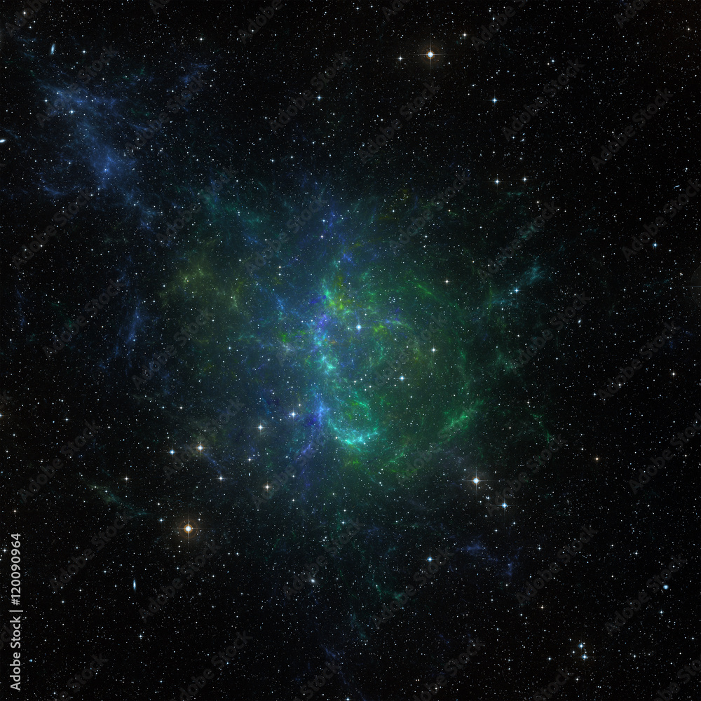 Fototapeta premium Stars nebula in space.