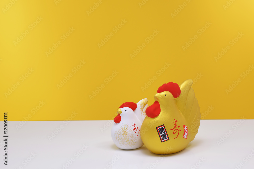干支 酉年 縁起の良い干支の置物 Stock Photo Adobe Stock