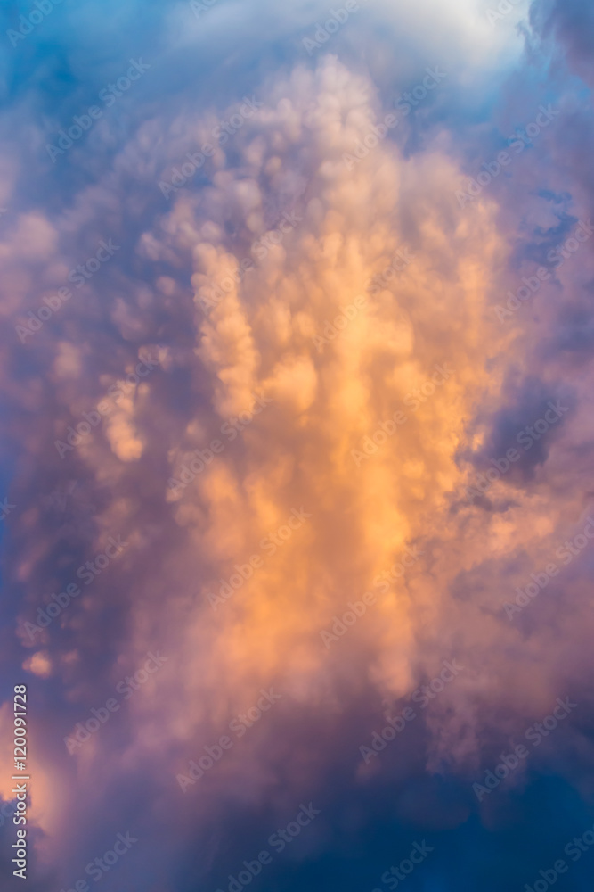 Fototapeta premium Colorful storm