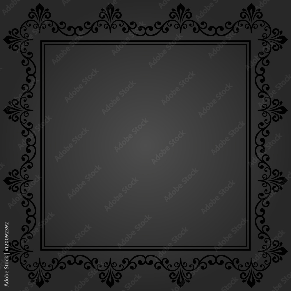 Floral Vector Fine Frame