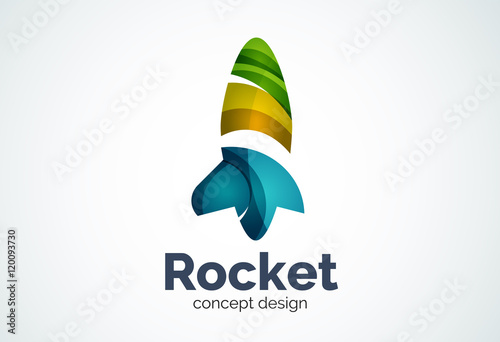 Rocket logo template