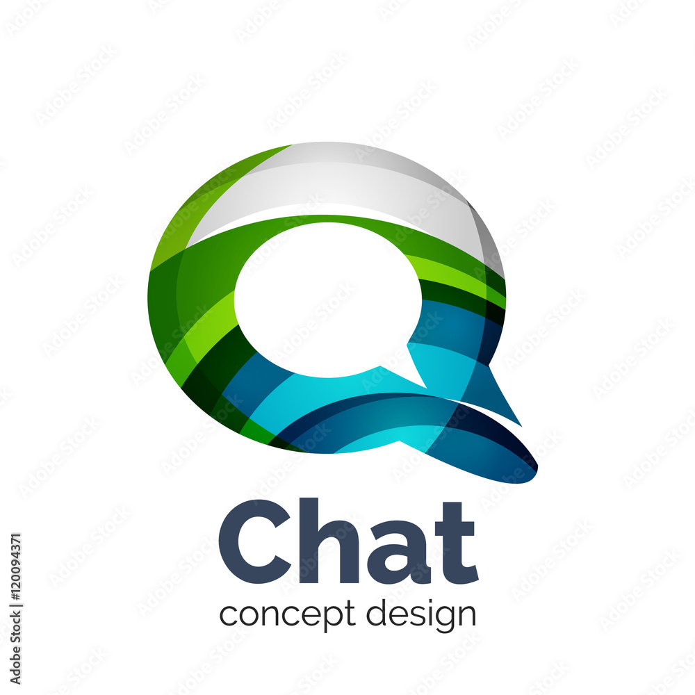Business vector logo template - chat cloud Business vector logo template - chat cloud