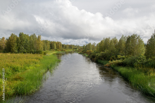 scenic river in finland