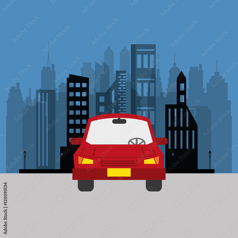 car with city buildings background transport image car with city buildings background transport image