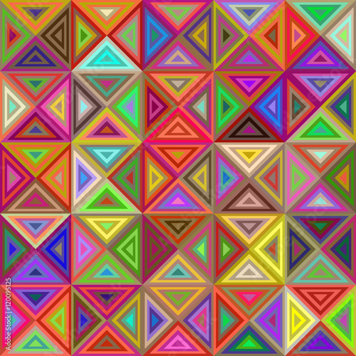 Colorful triangle mosaic background design
