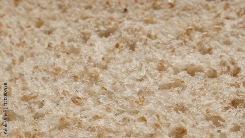 Wallpaper Mural Tilting on whole grain toast bread close-up surface 4K 2160p 30fps UltraHD footage - Rough texture of toasting bread complete food background slow tilt 4K 3840X2160 UHD video  Torontodigital.ca