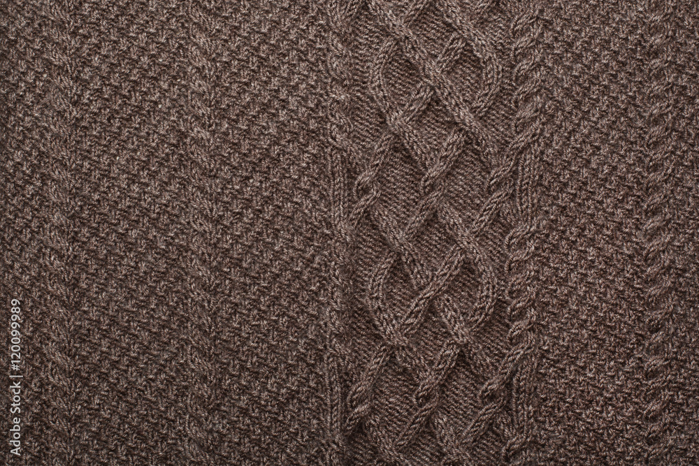 Wool knitted pattern in the background Wool knitted pattern in the background