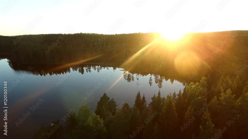 Sweden in summer - landscapes, forest, lakes 