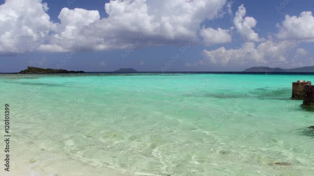 panning video of Denis Bay, St John, United States Virgin Islands panning video of Denis Bay, St John, United States Virgin Islands
