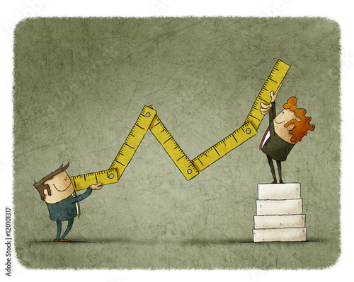 Economic growth concept