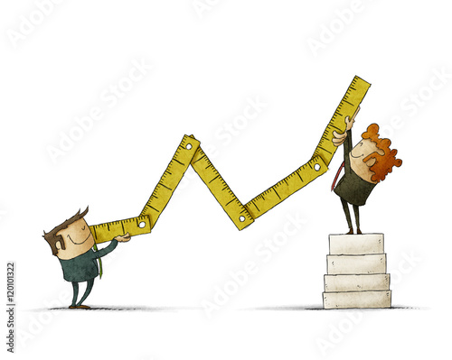 Economic growth concept