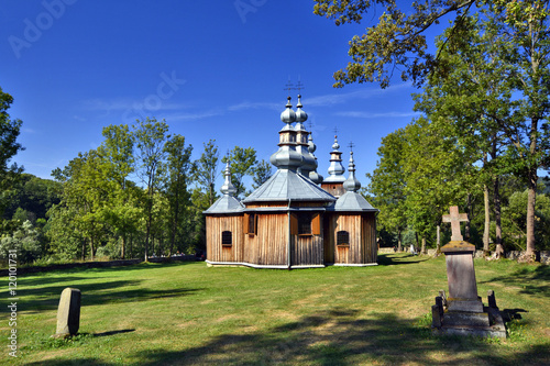  wooden orthodox church in Turzansk, UNESCO, Poland