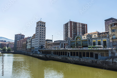 River of Bilbao  Spain