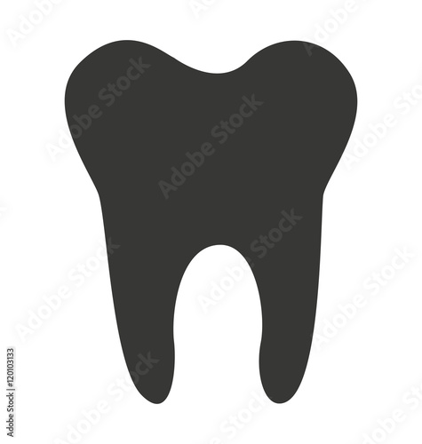 tooth dental healthcare isolated icon vector illustration design