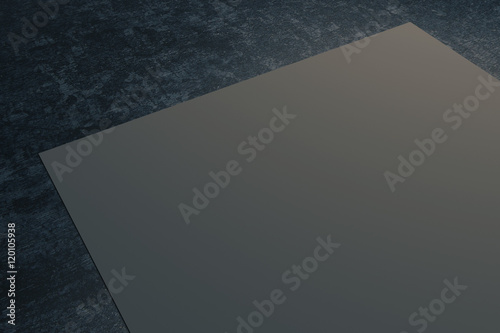 Grey paper on dark desktop