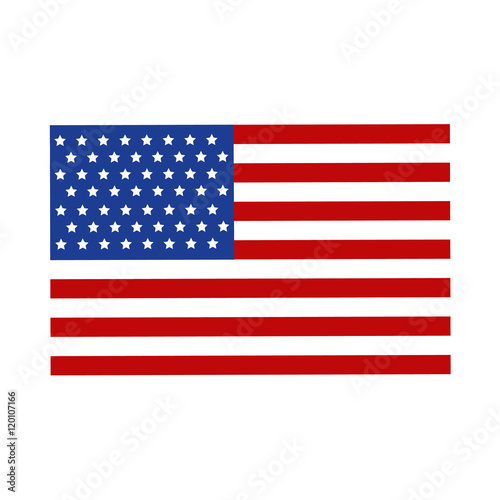 vector image of american flag