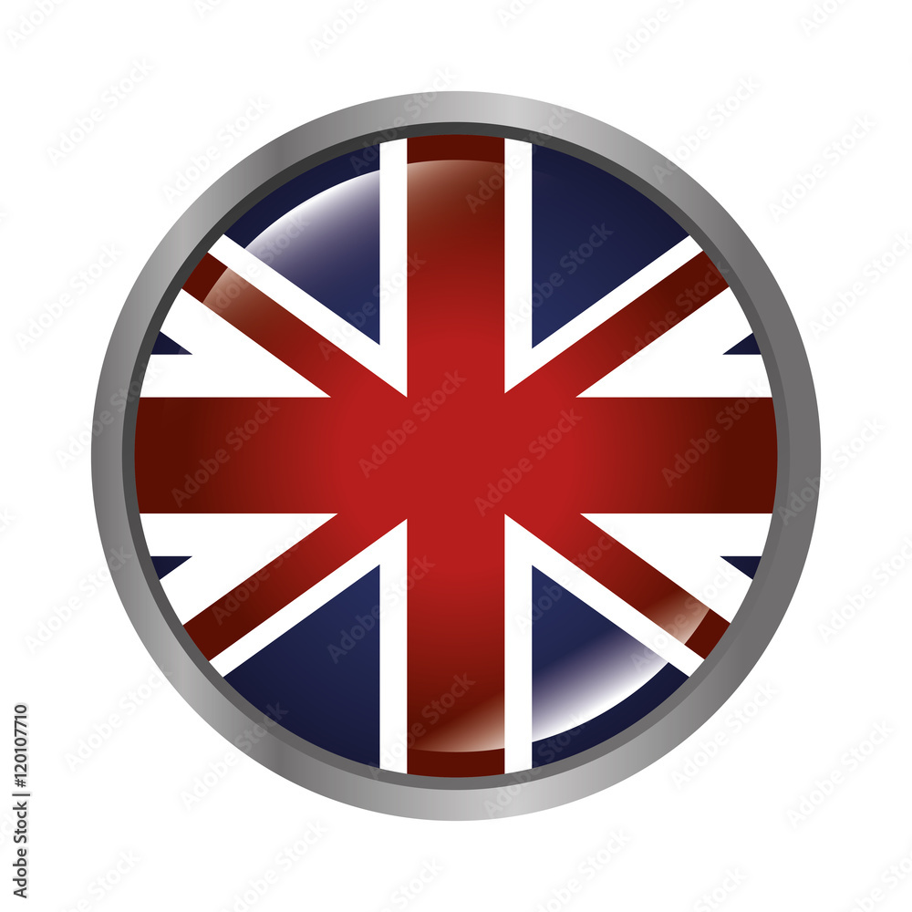 london city flag in a circle shape. british symbol. vector illustration london city flag in a circle shape. british symbol. vector illustration