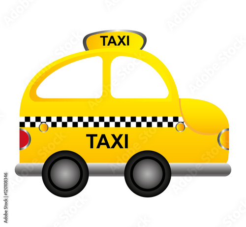 taxi service isolated icon vector illustration design