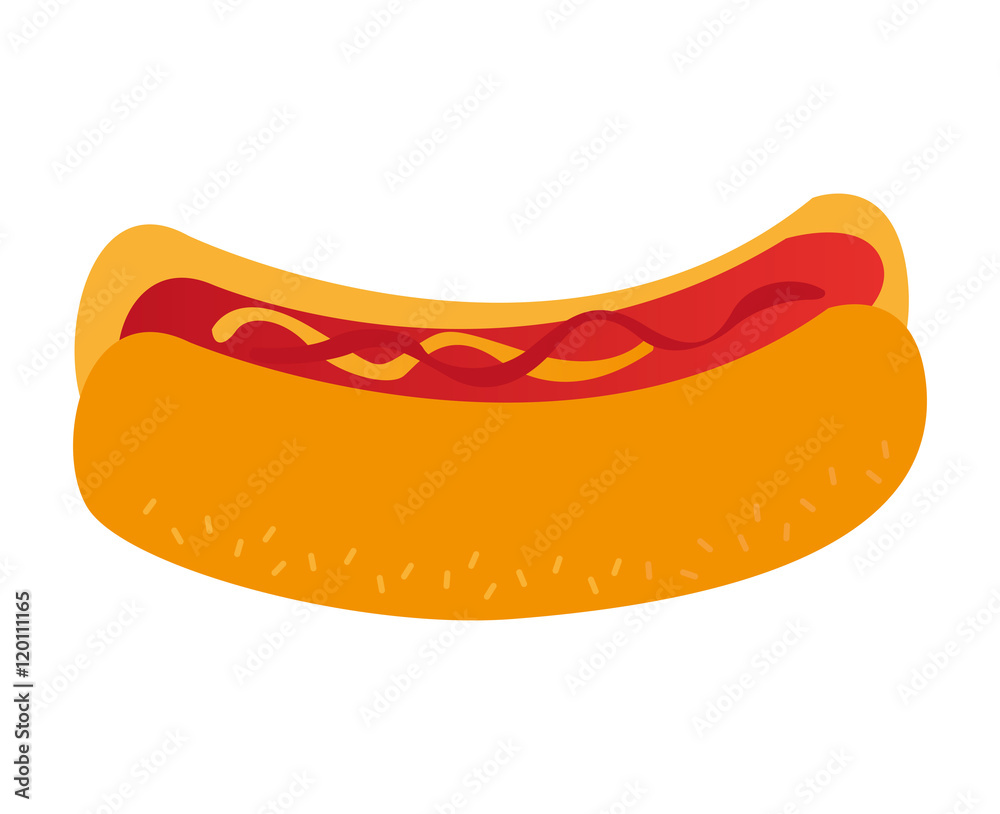 hot dog fast food vector illustration design hot dog fast food vector illustration design