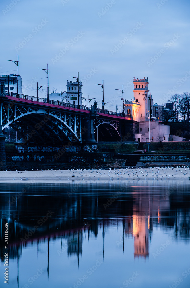 Poniatowski Bridge, Warsaw, Poland