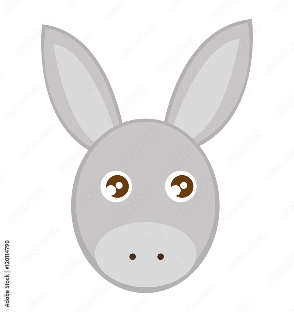 Obraz premium animal manger character isolated vector illustration design