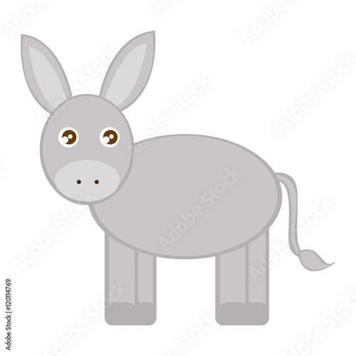 animal manger character isolated vector illustration design