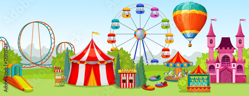 Amusement Park Concept 