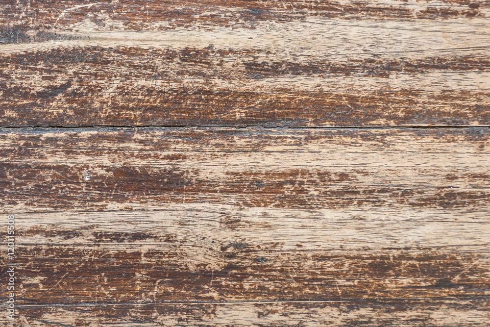 Old brown wooden table background and texture. Old brown wooden table background and texture.